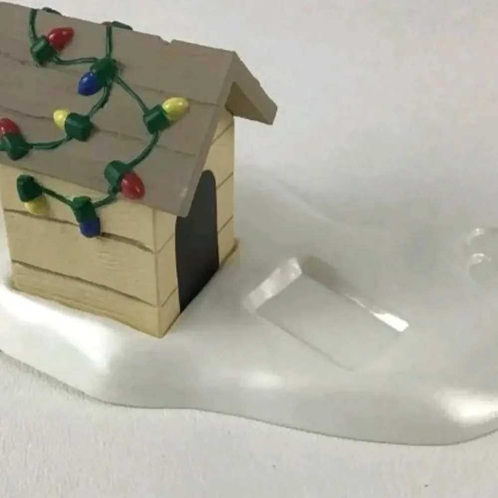 Hallmark Keepsake Ornament A Snoopy Christmas Woodstock On Doghouse Display New